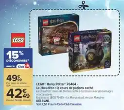 Carrefour LEGO Harry Potter 76464 offre