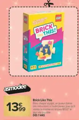 Carrefour LEGO Brick Like This offre