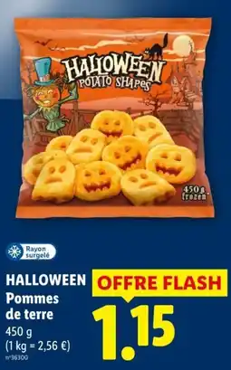Lidl Halloween Pommes de terre offre