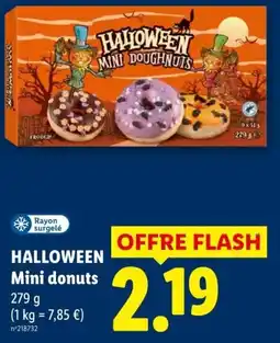 Lidl Halloween Mini donuts offre