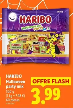 Lidl HARIBO Halloween party mix offre