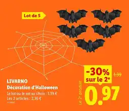 Lidl LIVARNO Décoration d'Halloween offre