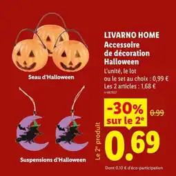 Lidl LIVARNO HOME Seau d'Halloween offre