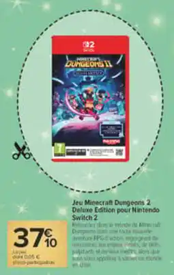 Carrefour Minecraft Dungeons 2 offre
