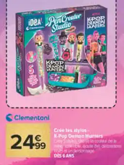 Carrefour IDEA PenCreator Studio K-POP DEMON HUNTERS offre