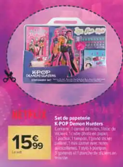 Carrefour NETFLIX K-POP Demon Hunters offre