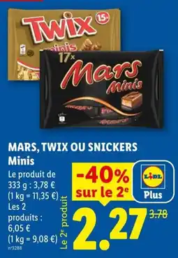 Lidl Mars Minis offre