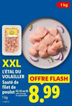 Lidl VOLAILLER Sauté de filet de poulet offre