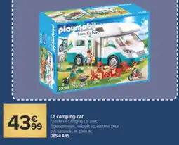 Carrefour Playmobil Le camping-car offre