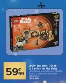 Carrefour LEGO Star Wars La Cantina de Mos Eisley offre