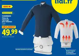 Lidl CLEANMAXX Cintre de repassage pour chemises offre