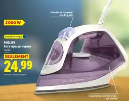 Lidl PHILIPS Fer à repasser vapeur offre
