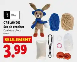 Lidl Crelando set de crochet offre