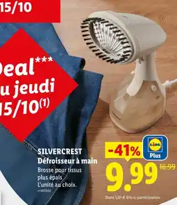Lidl SILVERCREST Défroisseur à main offre