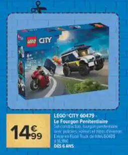 Carrefour LEGO CITY Le Fourgon Penitentiaire offre