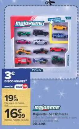 Carrefour Majorette Set 12 Pièces offre