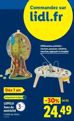 Lidl LUPILU Jeux de motricité offre