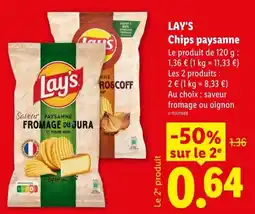 Lidl LAY'S Chips paysanne offre