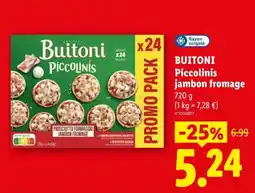 Lidl Buitoni Piccolinis offre