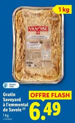 Lidl VANOISE Gratin Savoyard offre