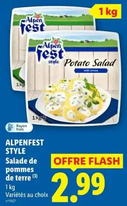 Lidl Alpenfest Salade de pommes de terre offre