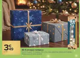 Carrefour Kit 4 rouleaux tendance offre