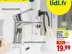 Lidl LIVARNO Mitigeur de lavabo monocommande offre
