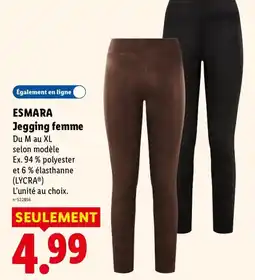 Lidl ESMARA Jegging femme offre