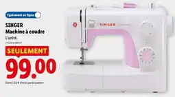 Lidl SINGER Machine à coudre offre