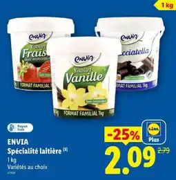 Lidl ENVIA Spécialité laitière offre