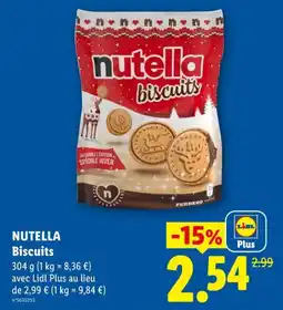 Lidl Nutella Biscuits offre