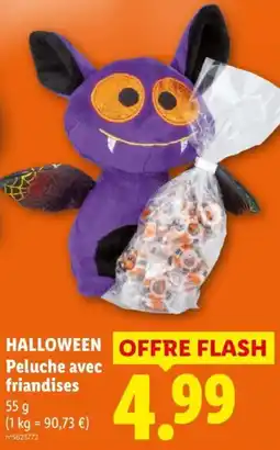 Lidl Halloween Peluche avec friandises offre