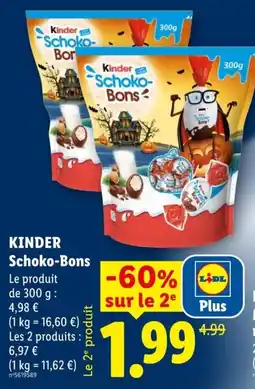 Lidl Kinder Schoko-Bons offre