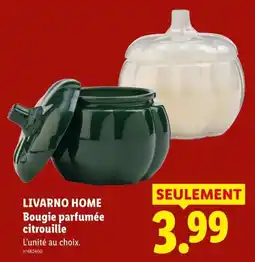 Lidl LIVARNO HOME Bougie parfumée citrouille offre