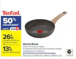 Carrefour Tefal poêle offre