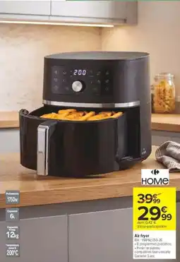Carrefour HOME Air fryer offre