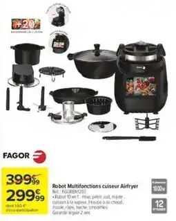 Carrefour FAGOR Robot Multifonctions cuiseur Airfryer offre