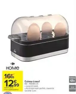 Carrefour HOME Cuisseur à oeuf offre