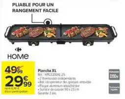 Carrefour HOME Plancha XL offre