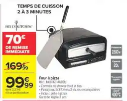 Carrefour HELL'S KITCHEN Four à pizza offre