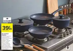 Carrefour HOME Set céramique offre
