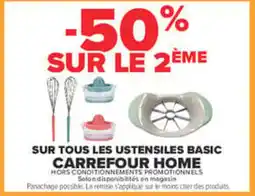 Carrefour Carrefour Home Ustensiles Basic offre