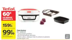 Carrefour Tefal Cake factory offre