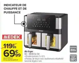 Carrefour MEDEK Air fryer offre