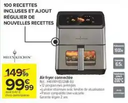 Carrefour HELS KITCHEN Air fryer connectée offre