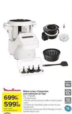 Carrefour Moulinex Robot cuiseur Companion offre