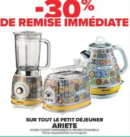 Carrefour Ariete petit déjeuner offre