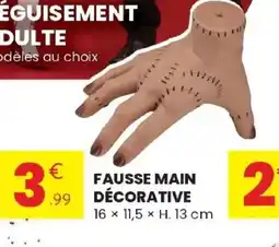Stokomani Fausse main décorative offre