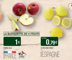 Match LA BARQUETTE DE 4 FRUITS offre