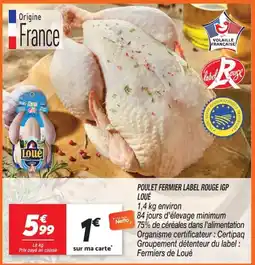 Netto Loué Poulet fermier label rouge offre